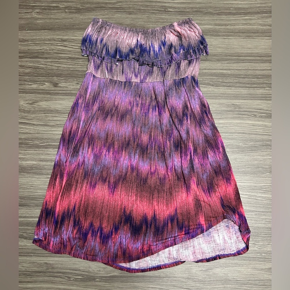 Garage Purple & Pink Tye Dye Dress Size S/P - Picture 5 of 5